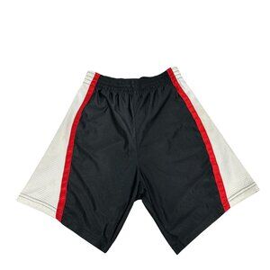 Teamwork Athletic Apparel Men's Mesh Basketball Shorts - Black/White/Red